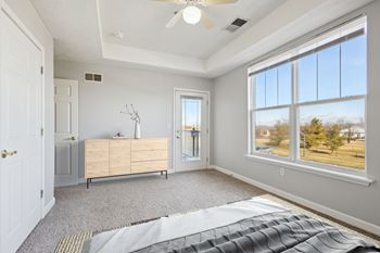 Bedroom with Plush Carpeting